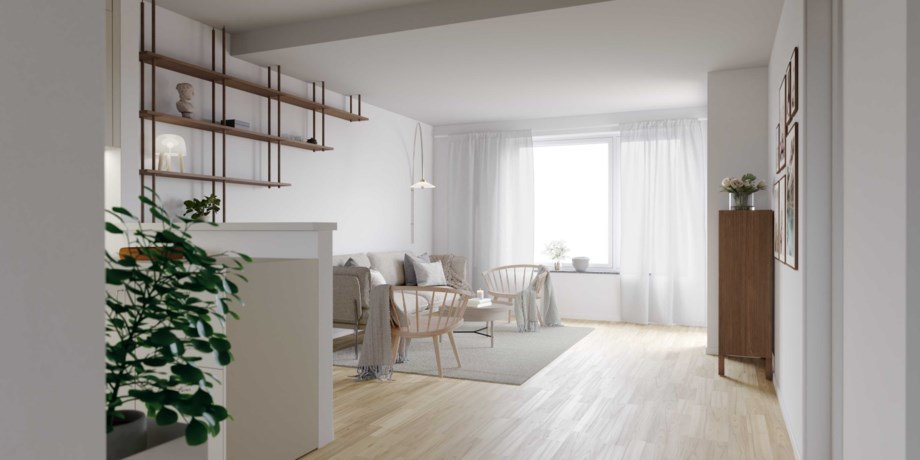 Interiörbild, exempel.