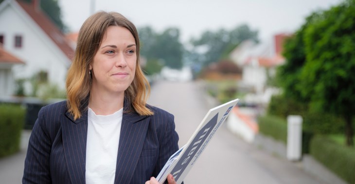Disa Ottosson, fastighetsmäkare på Länsförsäkringar Fastighetsförmedling.