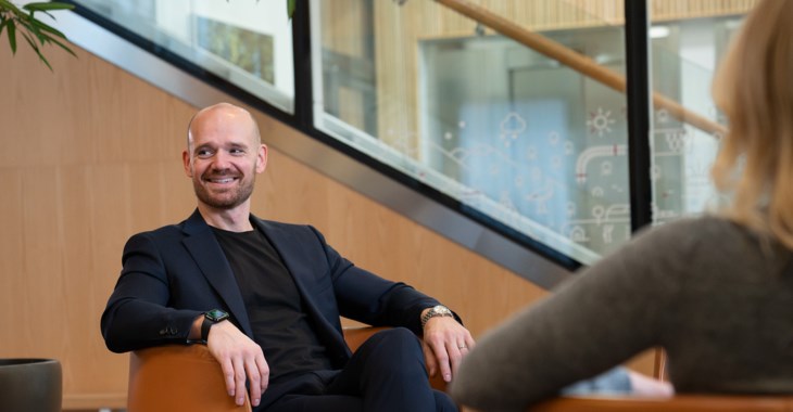 Medarbetare i kundmottagningen.