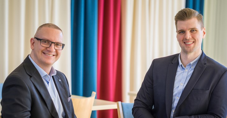 Richard och Sebastian.