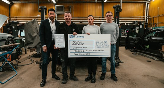 Gävle Bilrikt får vårt hållbarhetspris