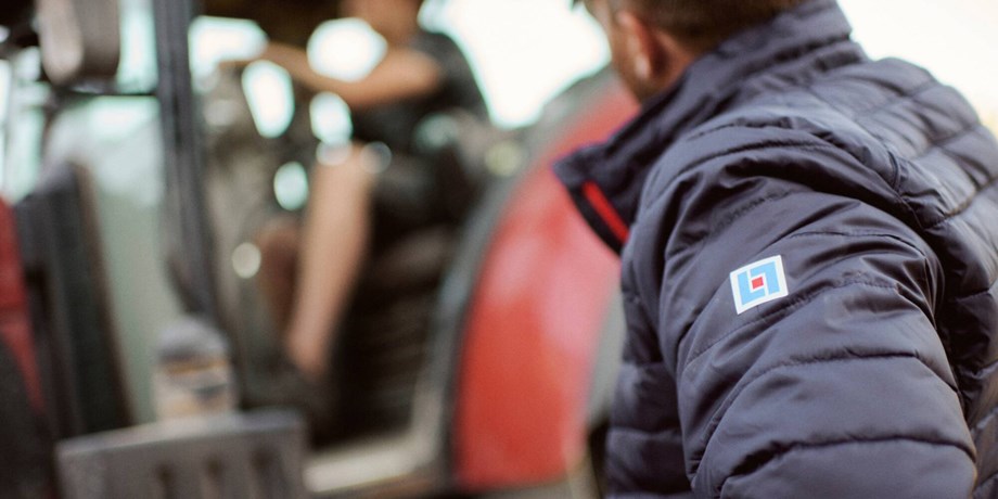 Rådgivare från LF ute hos kund.