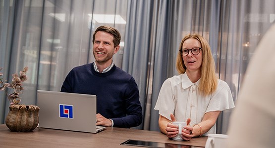 Våra medarbetare Erik och Sofia