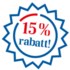 15 % rabatt