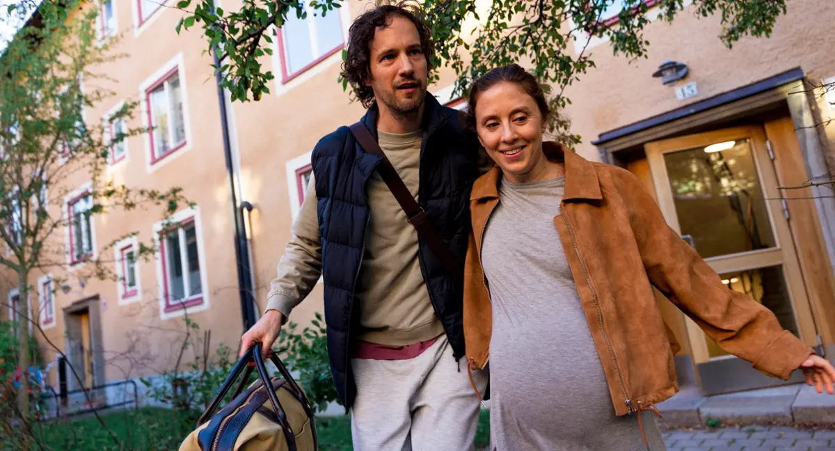 Par som väntar barn.