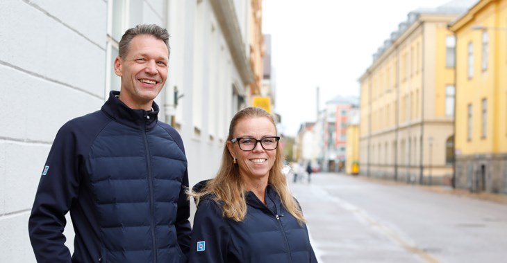 Jens Nilsson, bankrådgivare och Susanne Forsman, försäljningschef företag och lantbruk på LF Göinge-Kristianstad.