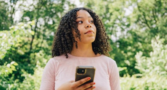 Foto på kvinna som vill börja spara.