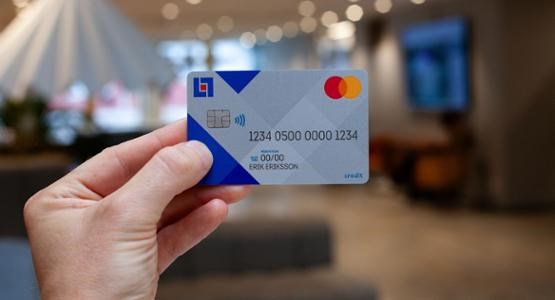 Foto på LF kreditkort.