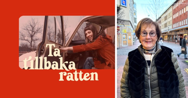 SVT:s programbild och Birgitta i Jönköping