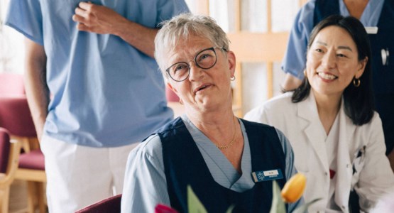 Kvinna i pensionsåldern