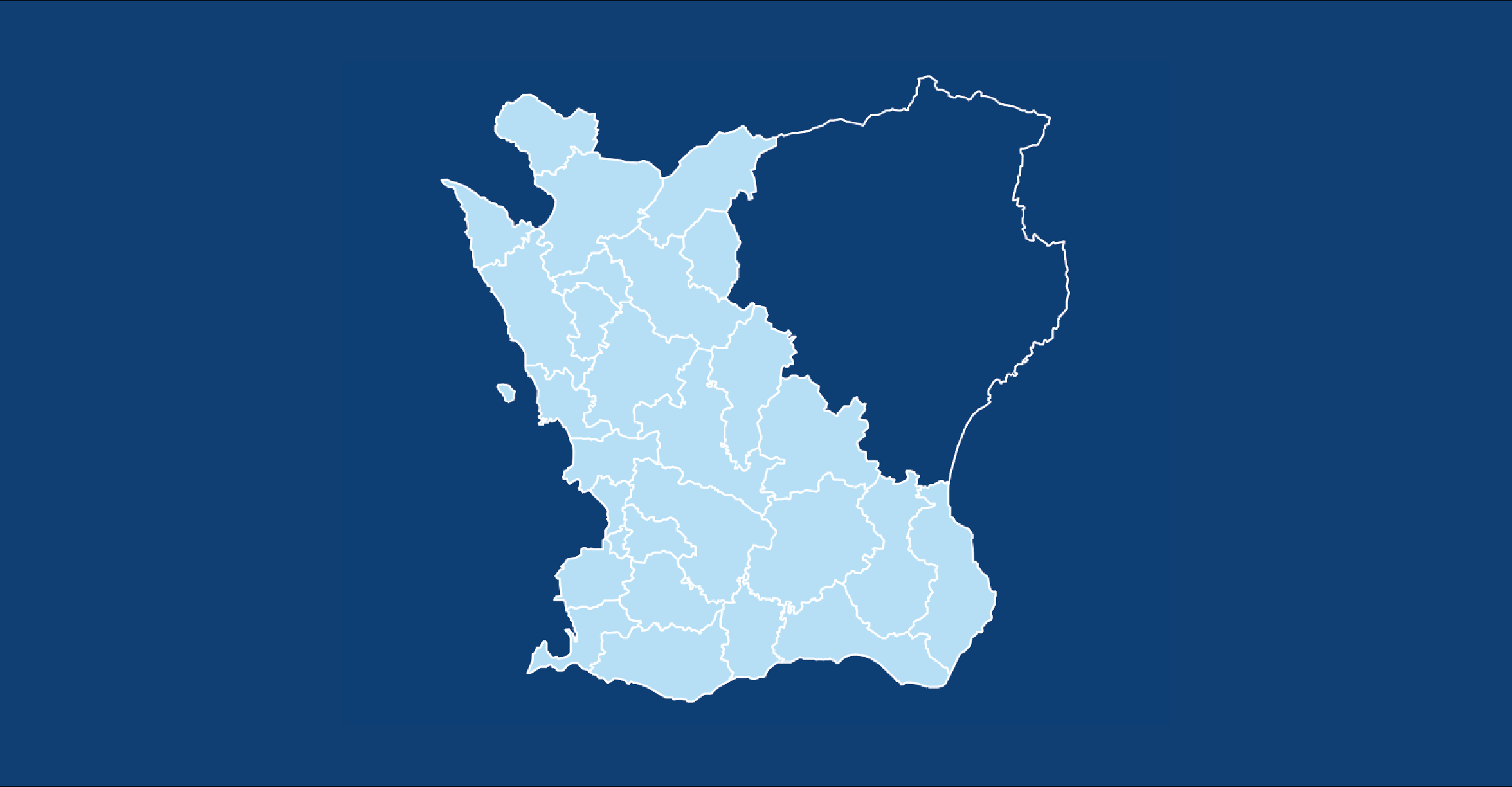 LF Skånes verksamhetsområde.