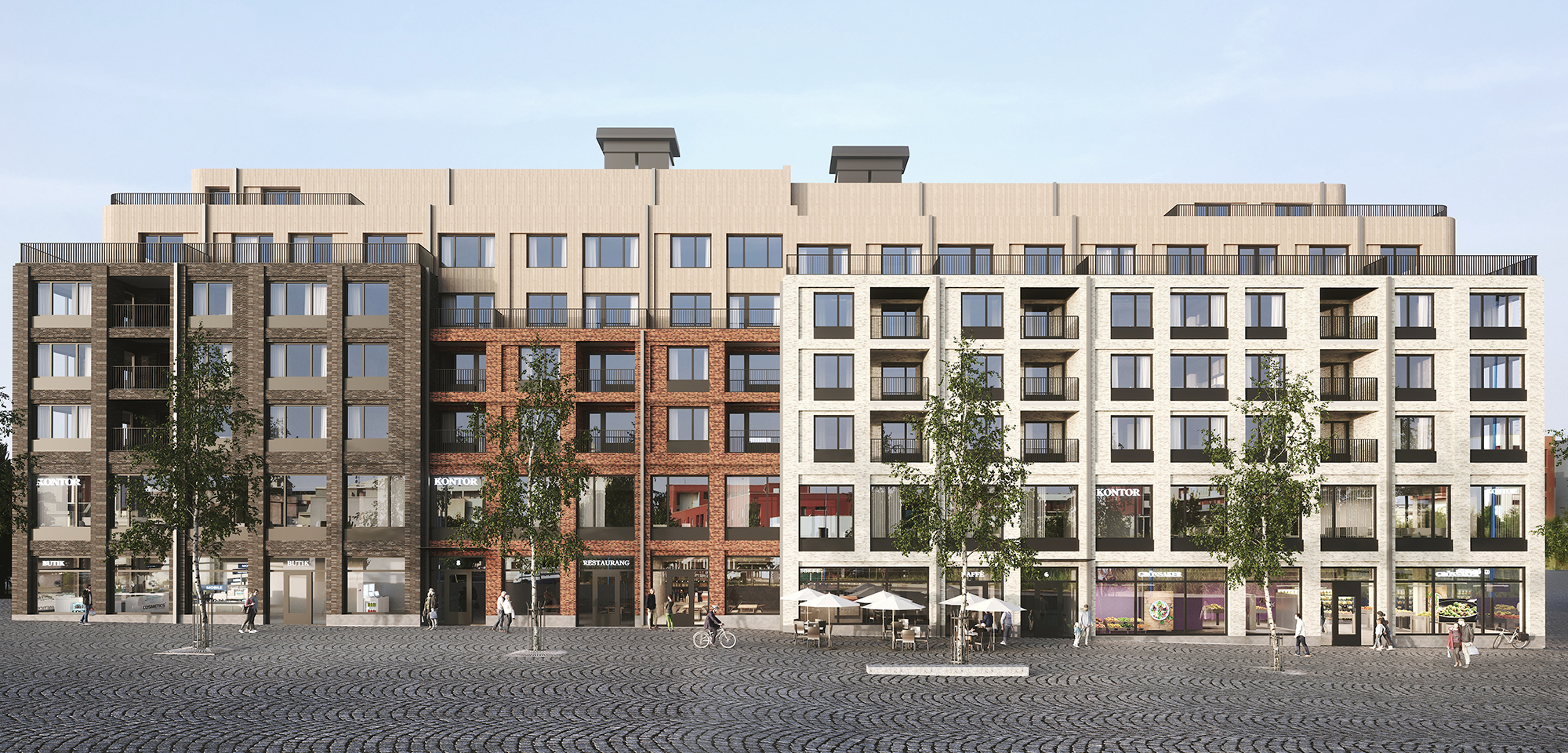 Exteriörbild fastigheten.