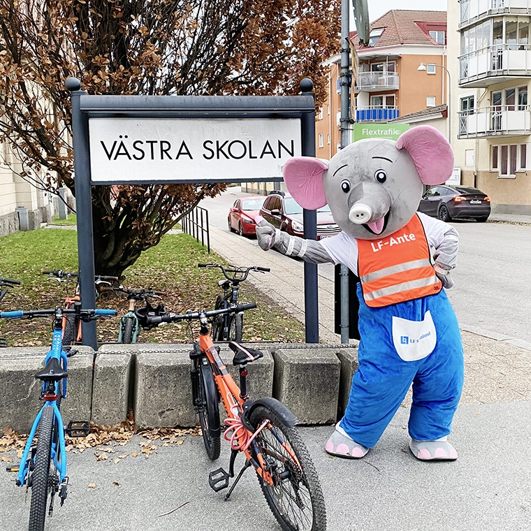 LF-Ante vid Västra skolan i Nyköping.