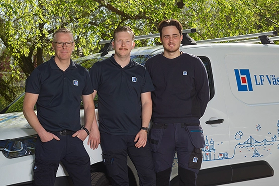 Medarbetare från LF Västernorrlands skadeservice