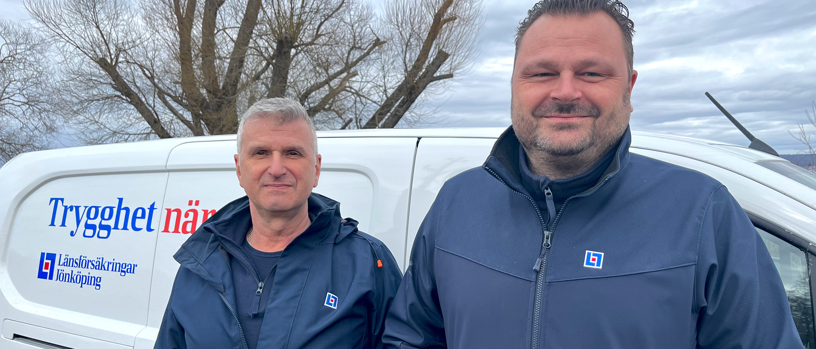 Bild på våra trygghetsrådgivare Niko och Robert.