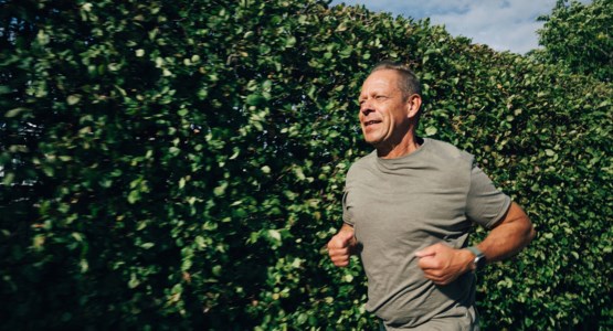 Företagare som joggar.