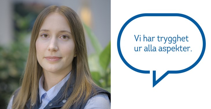 Malin Holm, försäkringsrådgivare för lantbrukskunder.