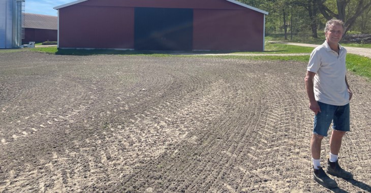 Bild på Fredrik Jerlströms på Tåå gård utanför Nyköping.