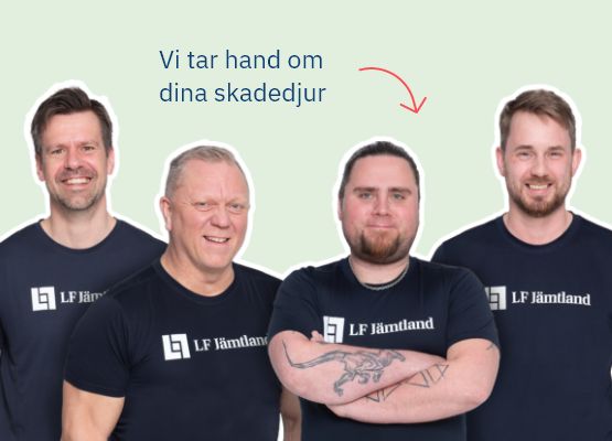 Vårt team som jobbar med Skadeddjursservice i Jämtland och Härjedalen