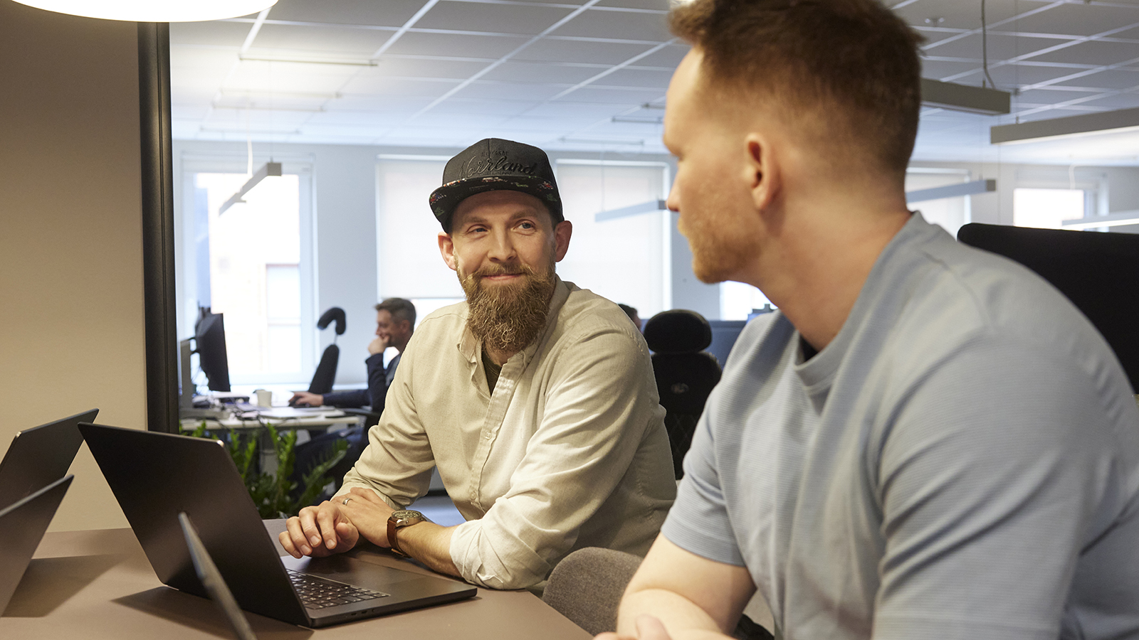 Bosse de Roos och Johan Persson