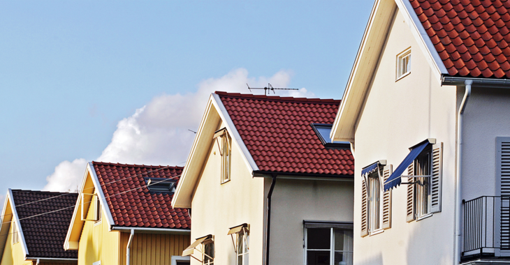 Foto på husfasader.