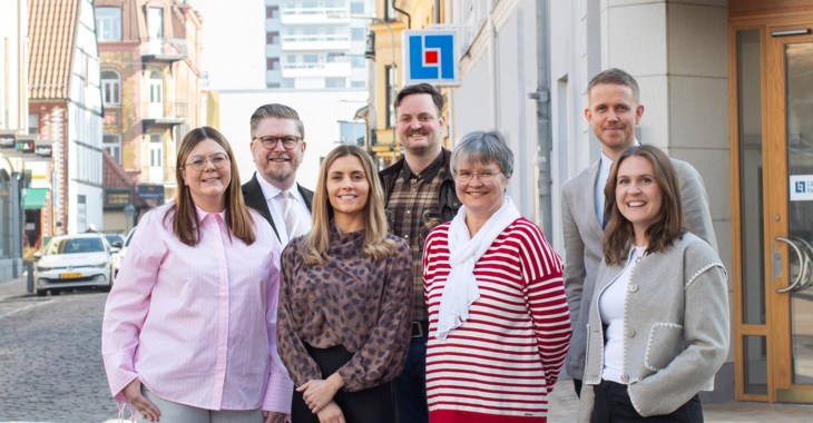 Medarbetare på Länsförsäkringar Göinge-Kristianstad och Länsförsäkringar Fastighetsförmedling.