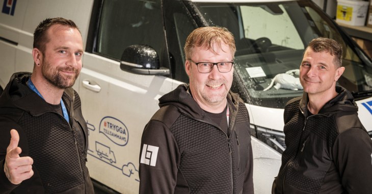 Skadedjurstekniker Niklas, Nicklas och Peter.