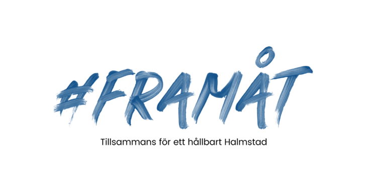Logotyp för projektet #Framåt.