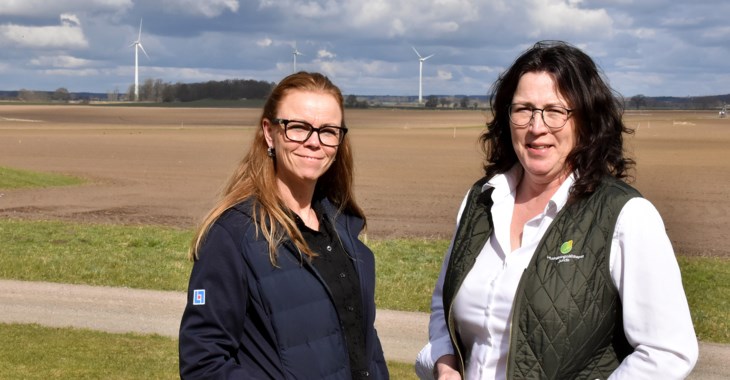 Susanne Forsman, försäljningschef företag och lantbruk bank och liv, LF Göinge-Kristianstad och Annika Jersling, vd och jurist på Hushållningssällskapet juridik AB.