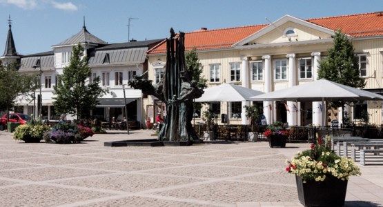 Kungsbacka torg.