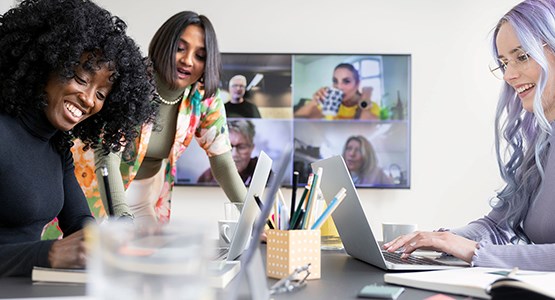 Samarbete på kontor