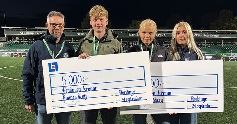 Bild på pristagaare i UngDomare 2024