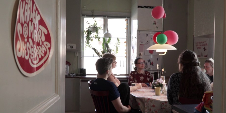 Interiör kvinnojouren i Umeå.