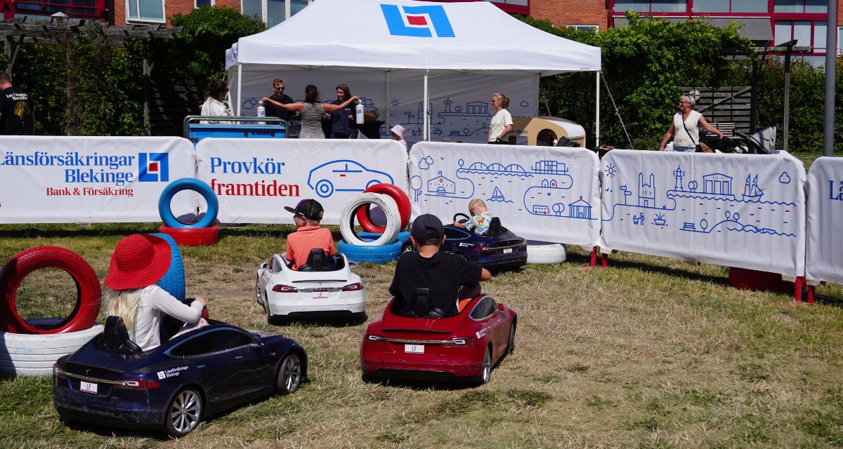 barn i elbilar