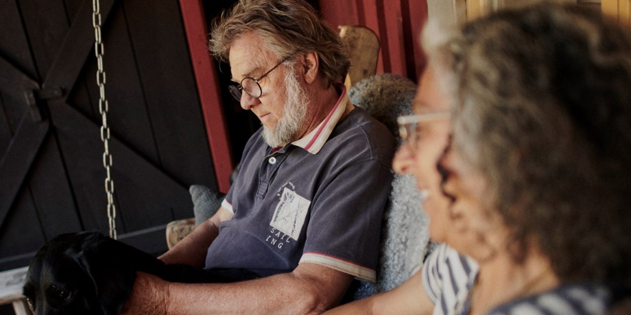 Pensionärspar, foto.