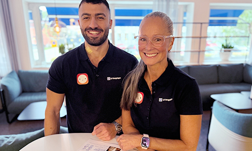 Jonathan Paulus och Zuzzanne Berggren