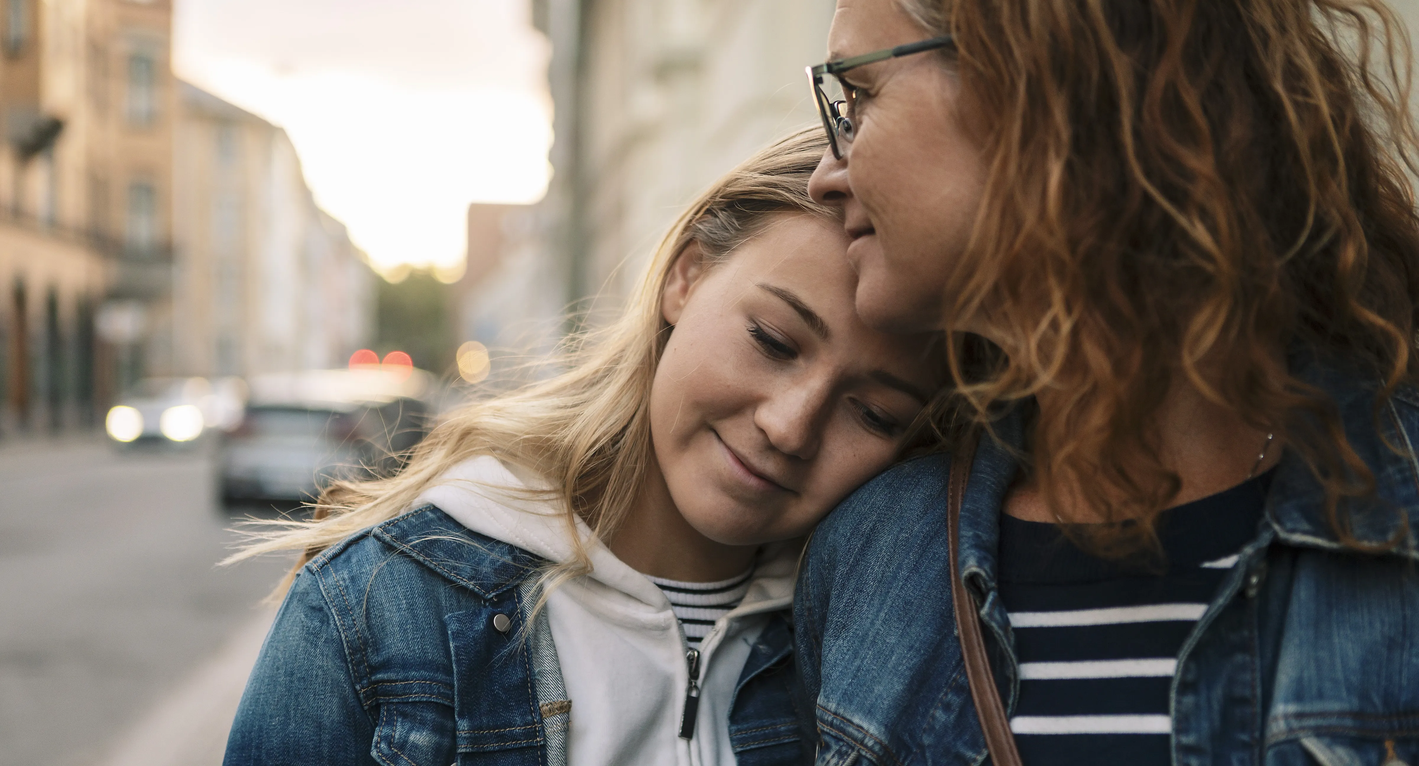 Mamma och dotter.