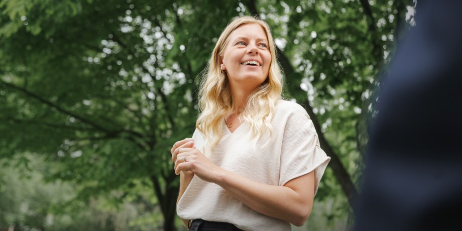Foto av Evelina Rexed, ekonom på Länsförsäkringar Värmland.