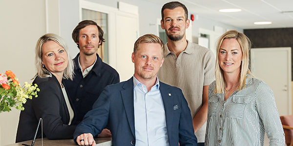 LF Gotlands företagsteam.