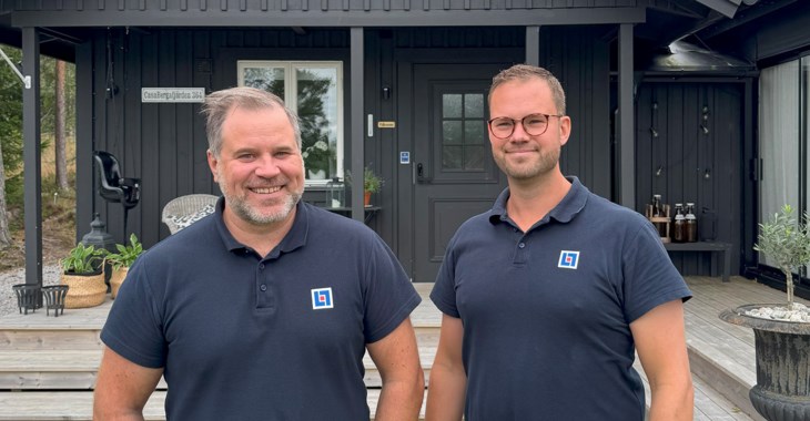 Daniel Lanerud och Algot Lindén, trygghetsrådgivare på LF Västerrnorrland