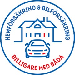 Symbol bil- och boenderabatt. Illustration.