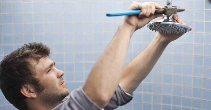 Installerar en dusch