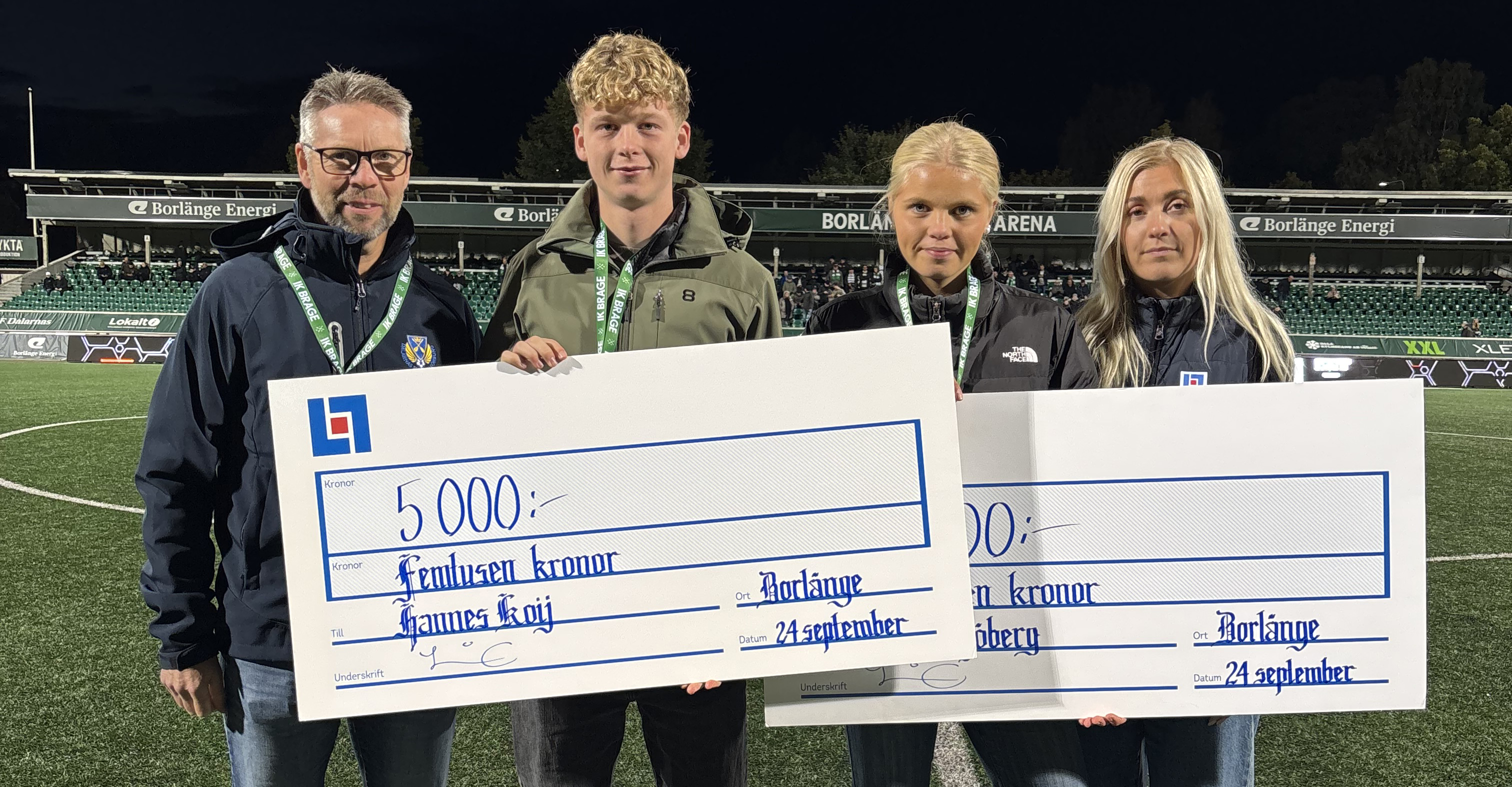 Bild på pristagaare i UngDomare 2024