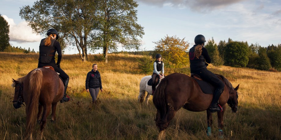 Ryttare på Borås Fältrittklubb.