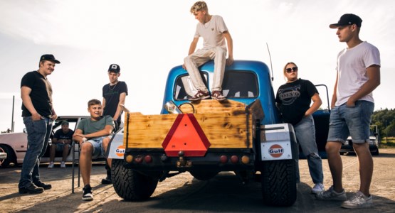 Ungdomar i Hemsjö IF motorsektion