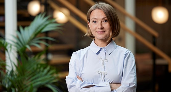 Lovisa Lahi, ansvarig för LF Västernorrlands sociala hållbarhetsarbete