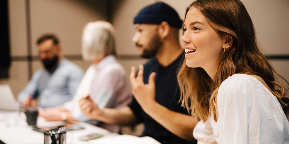 Människor i konferensrum
