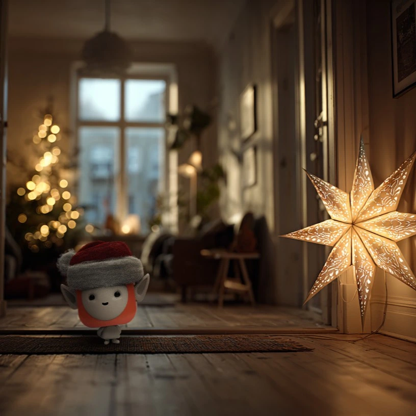 Julstämning i bostad