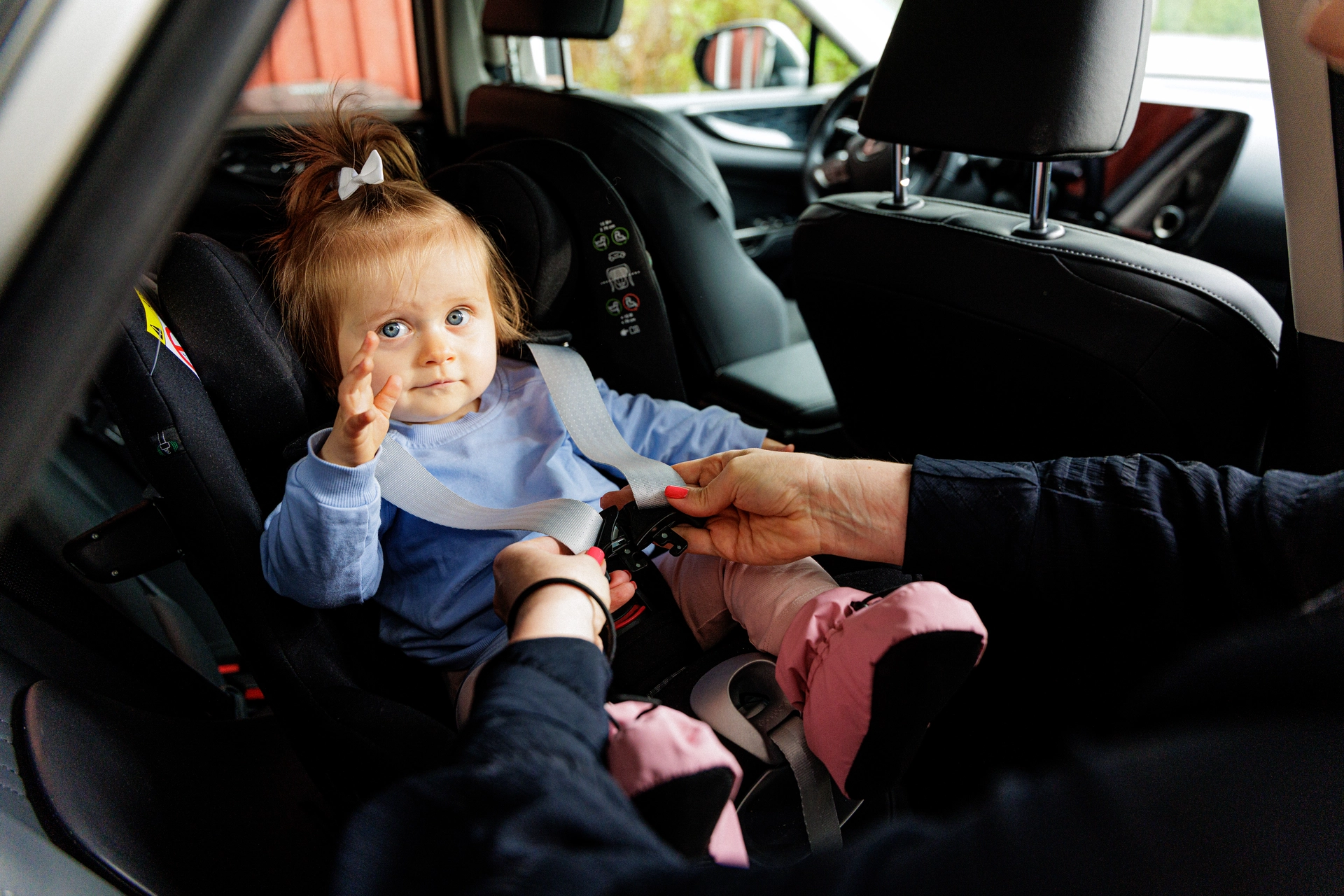Barn i bilstol