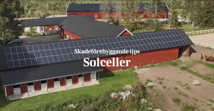 Tak med solceller